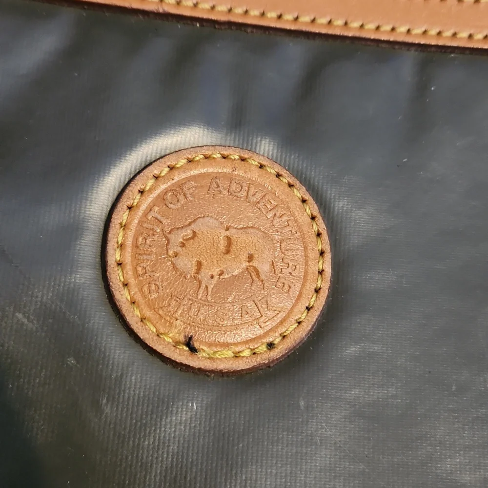 Vintage Spirit of Adventure Green & Brown Soft Briefcase Bag